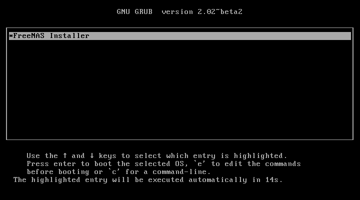 FreeNAS Boot